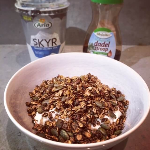 Home made granola