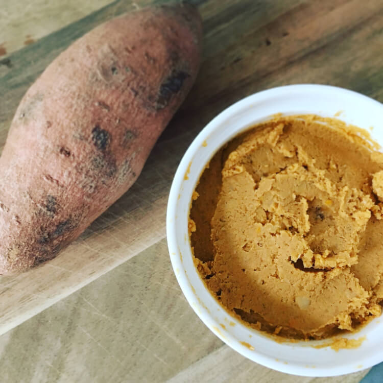 Zoete Aardappel Hummus